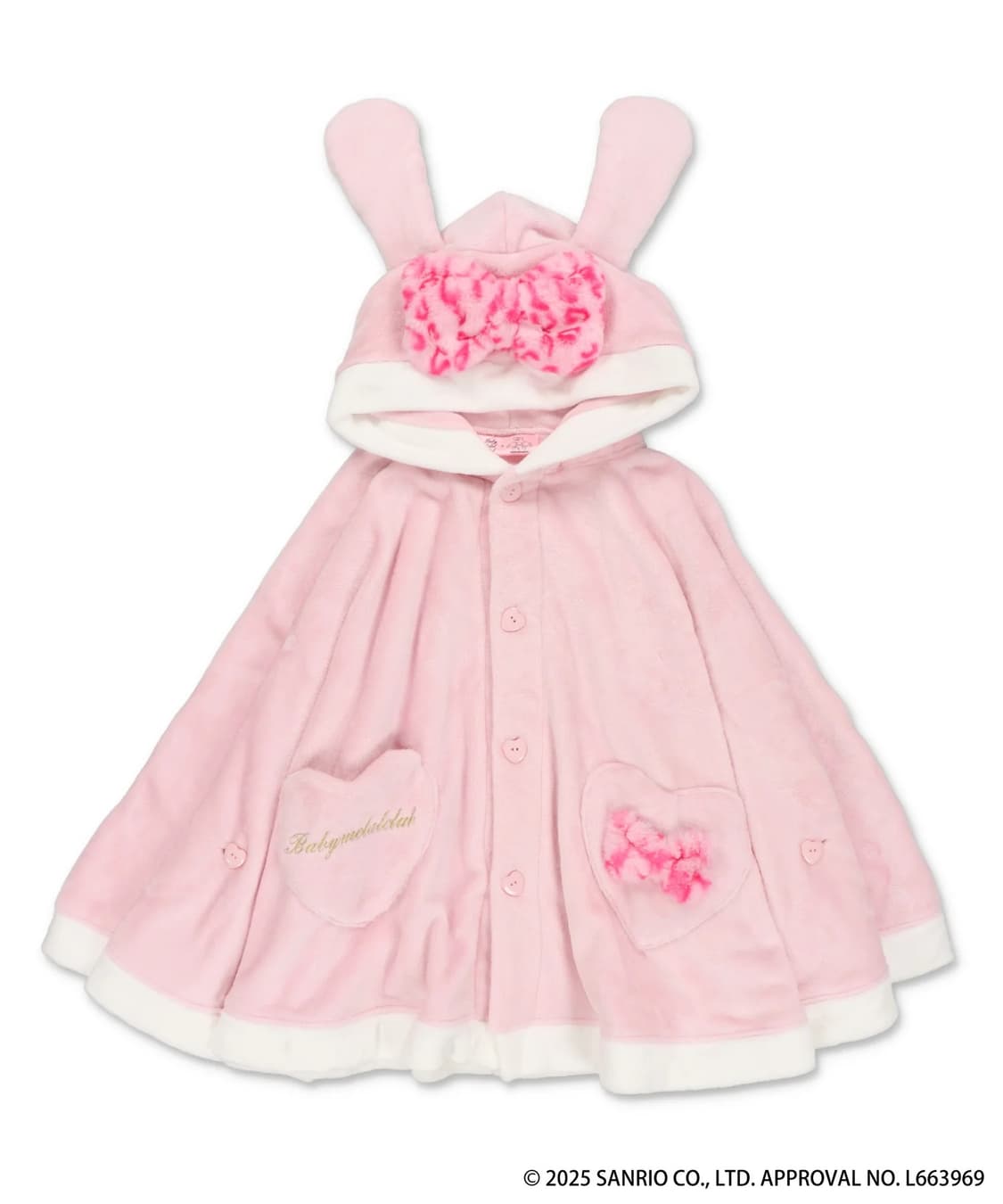 베이비메탈클럽 베메클 스핀즈 콜라보 마이멜로디 케이프 판매합니다 상품이미지2