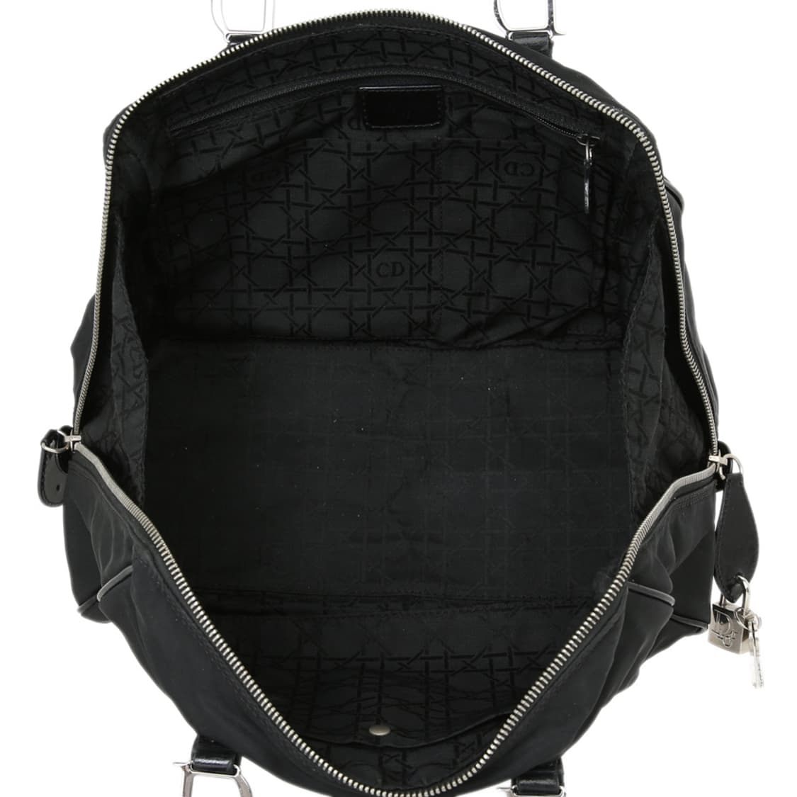 디올 빈티지 블랙 보스턴백 나일론 스몰 볼링백 토트 상품이미지10