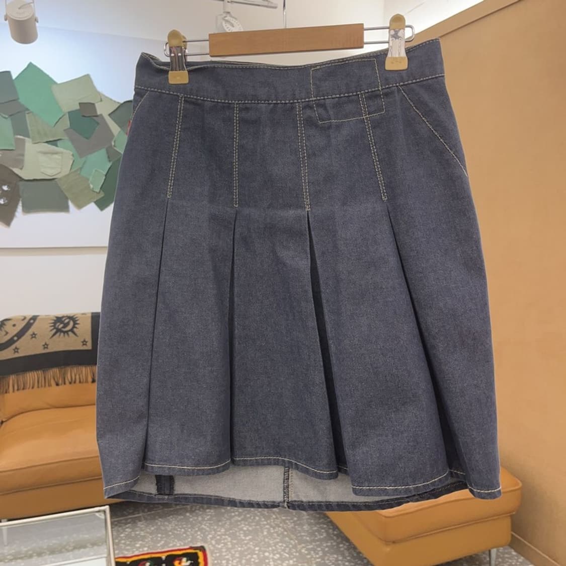 리바이스 엔지니어드 플레어 여리 데님 청치마 27인치 C08270 상품이미지4