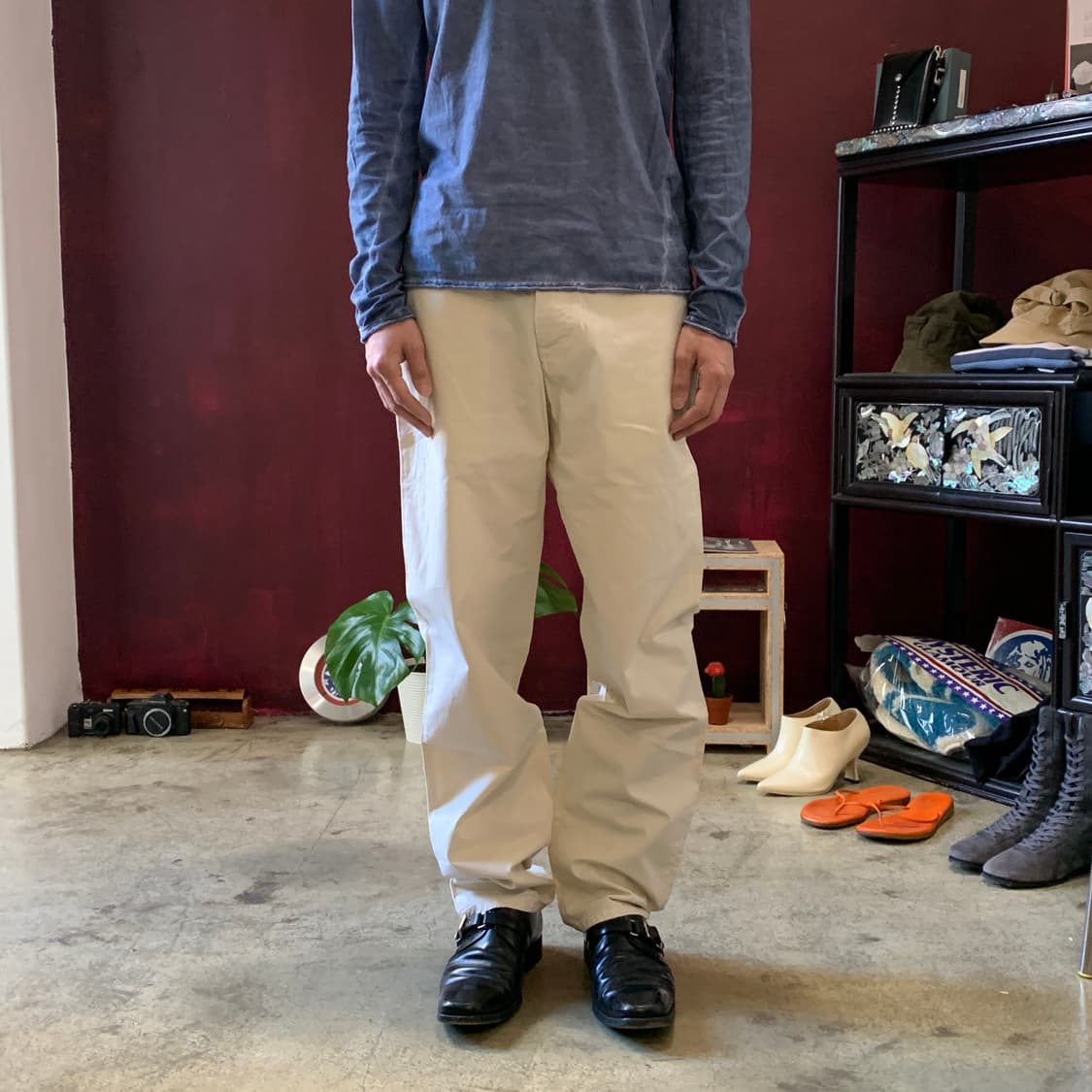 헬무트랭 1999 컬렉션 코튼 팬츠 데드스탁 상품이미지5