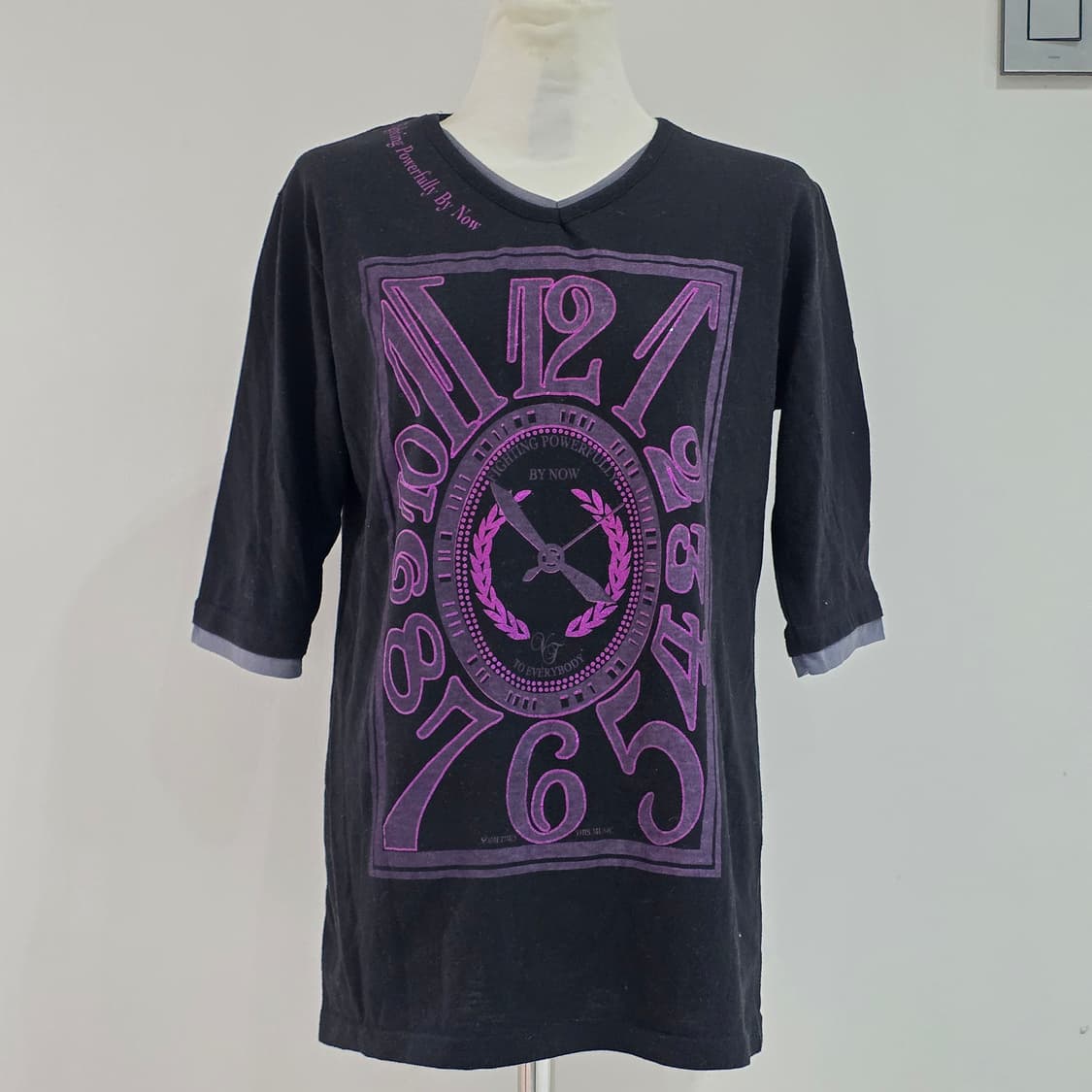 Sementic Design y2k 메탈시크st 고스펑크 레터링 티셔츠 상품이미지2