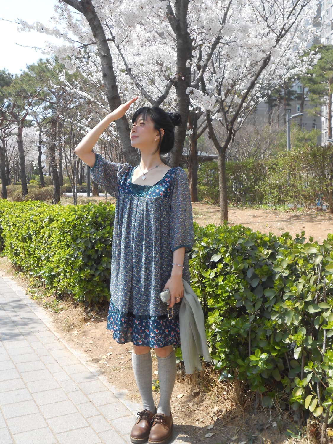 빈티지 꽃밭 원피스 상품이미지2