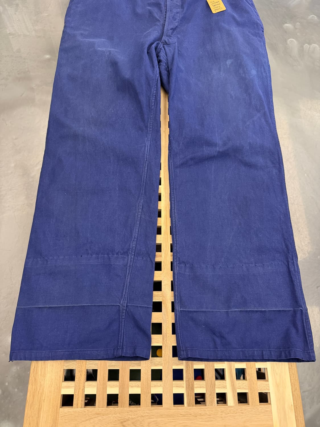 OLD EURO FADED WASHED NAVY 빈티지 프렌치워크팬츠 상품이미지4