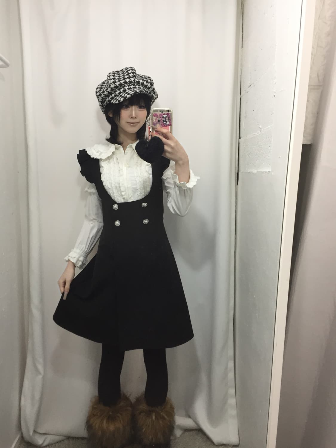 블랙화이트 프릴 코디🎱 상품이미지3