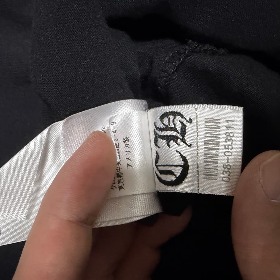 [XL]크롬하츠 스크롤라벨 롱슬리브 블랙 상품이미지10