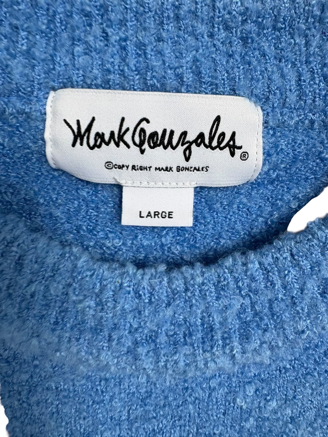 마크곤잘레스 니트 블루 상품이미지5