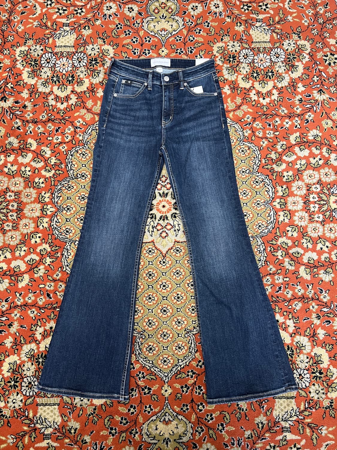 [25] 캘빈클라인 진청 부츠컷 플레어 데님 팬츠 상품이미지1