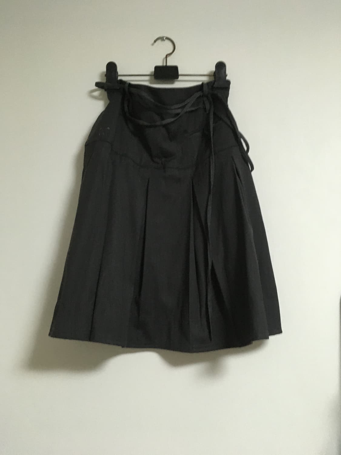 팬시 클럽 포멀 버튼 플리츠 미디 스커트 1 상품이미지4