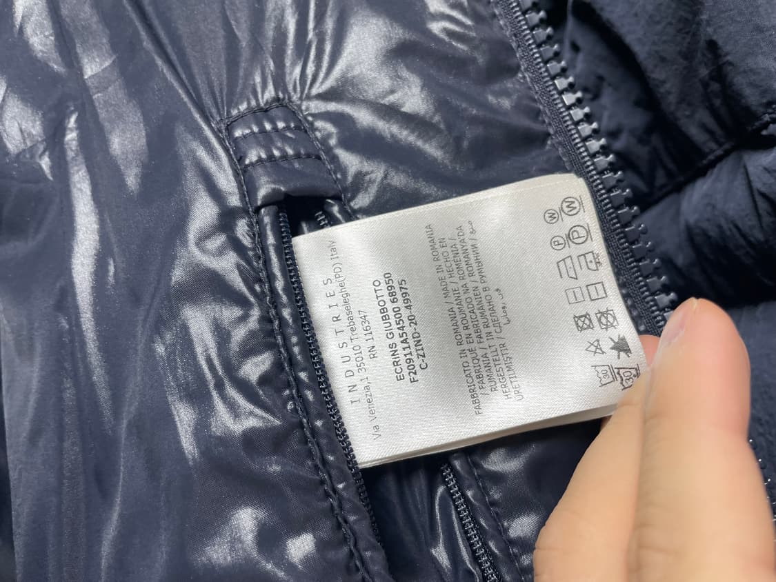 [1사이즈] 몽클레어 에크린스 쇼트 다운 패딩 자켓 네이비 상품이미지7