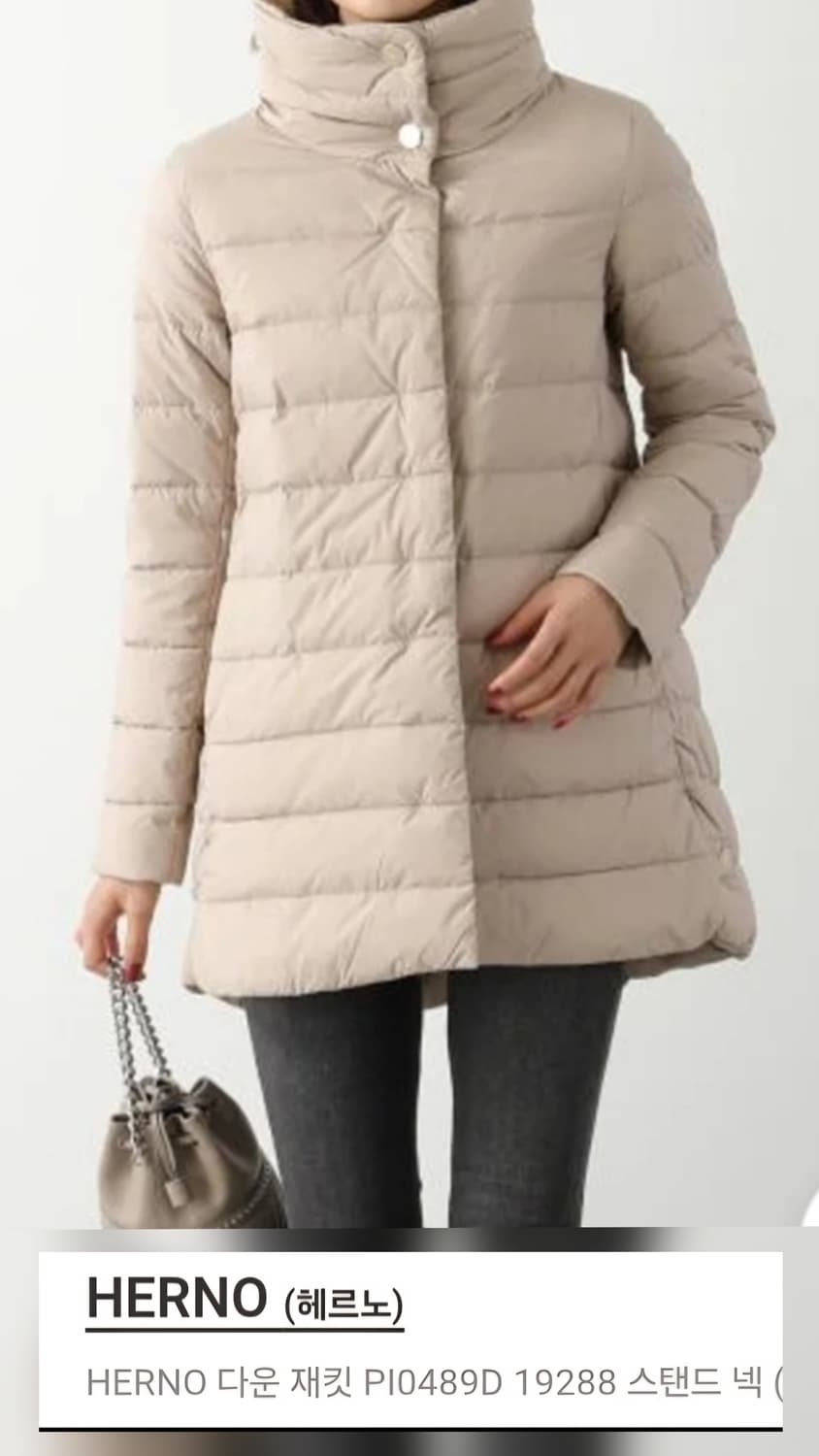 매장정품/ 에르노 여성패딩 키큰66 ~ 마른77 구스다운패딩 AD06 상품이미지9