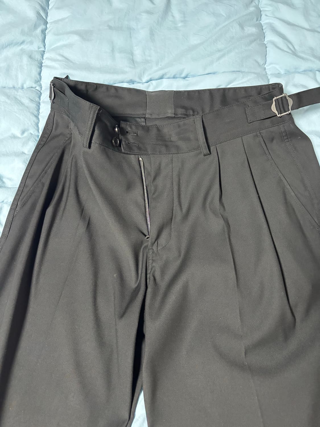 03) 어나더 오피스 AW 산티아고 슬랙스 스탠다드 블랙 상품이미지2