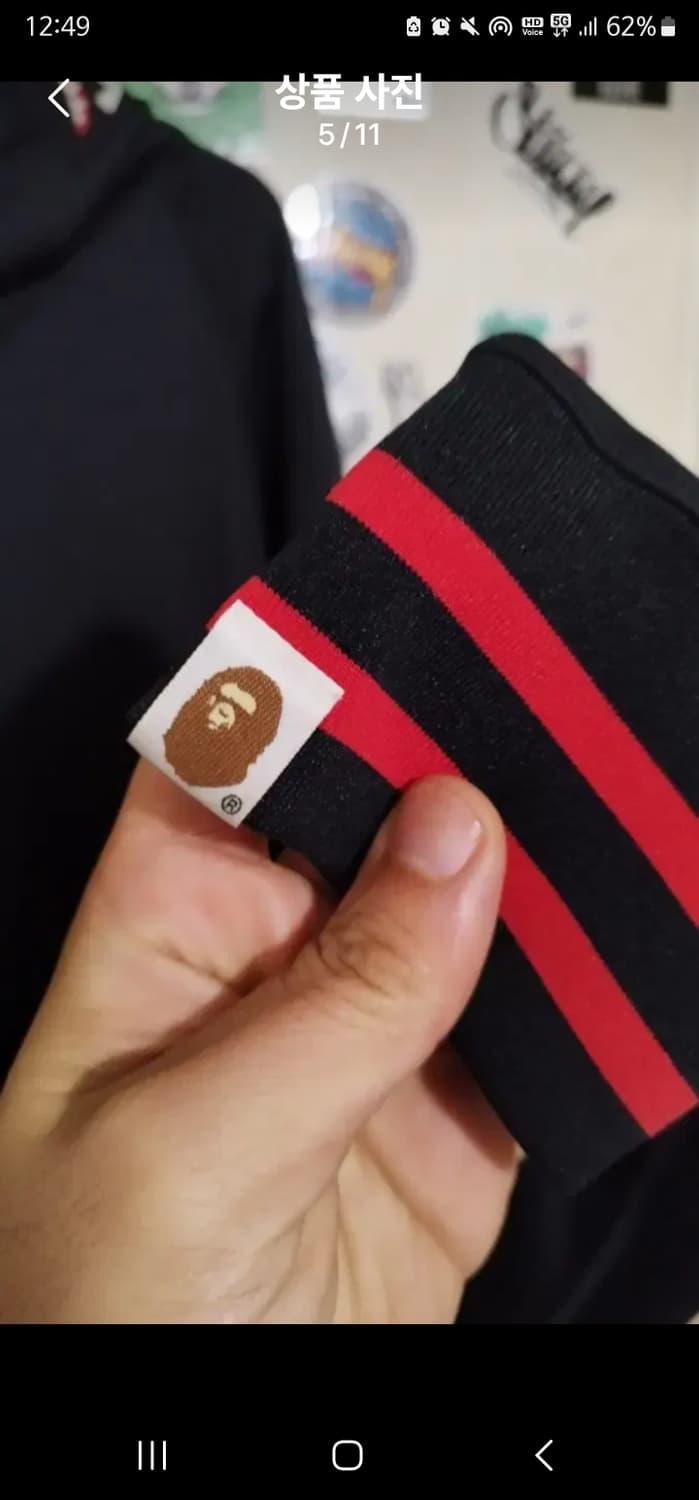 xxl 2xl 베이프 샤크후드 후드 집업 블랙 저지 집업 후디 bape 상품이미지5