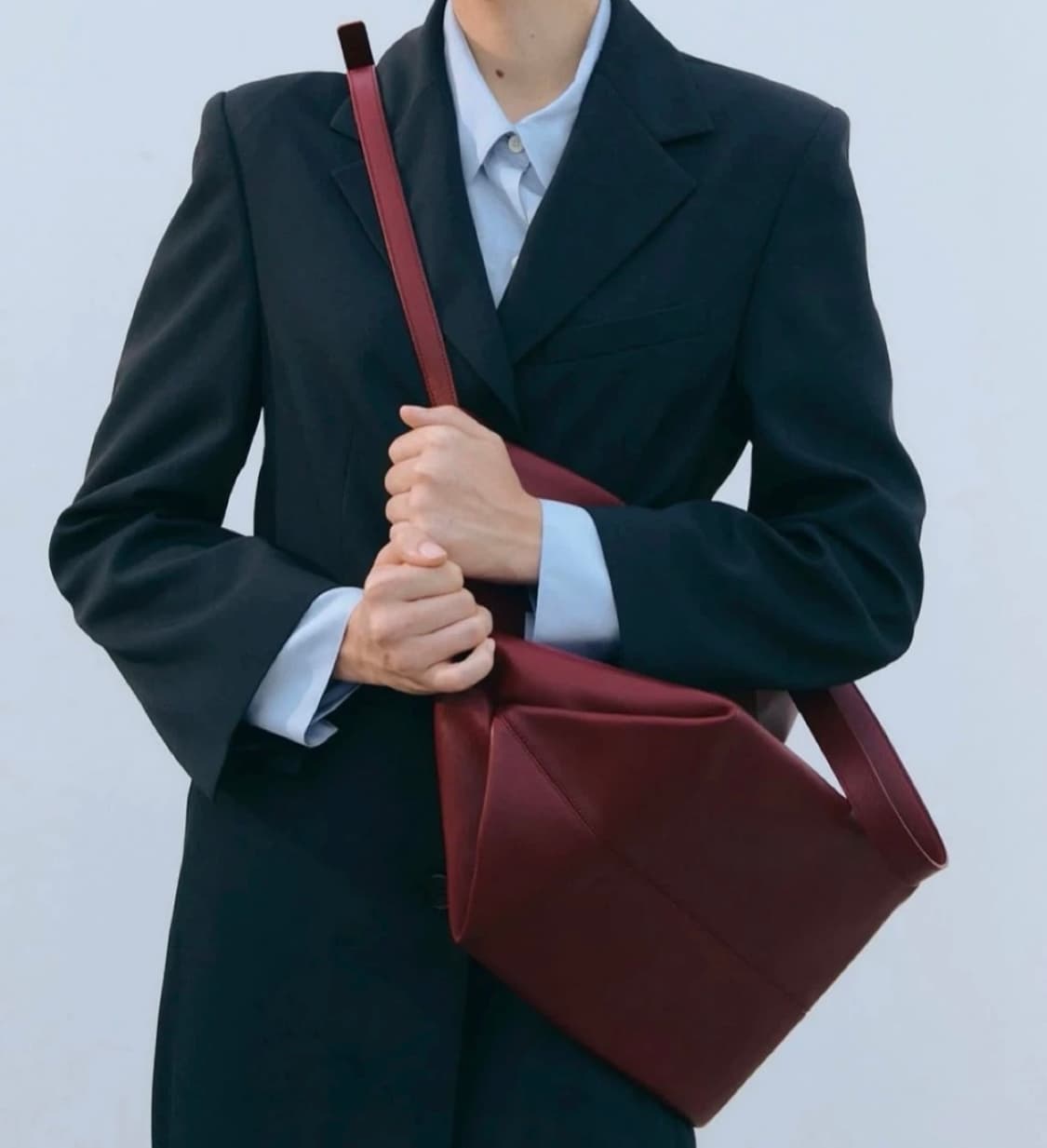 오르(OOR) 글라트 패들백 버건디 / 상태좋음 / 빅백 상품이미지6