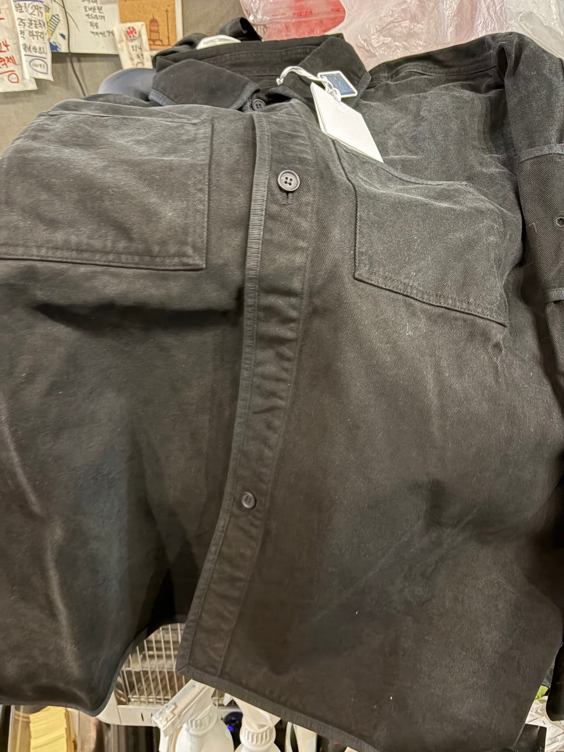 어콜드월 리미티드 셔츠자켓 블랙 L 상품이미지1