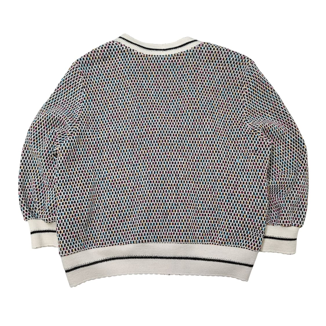 SISLEY 시슬리 컬러믹스 브이넥 숏 트위드 가디건 상품이미지5