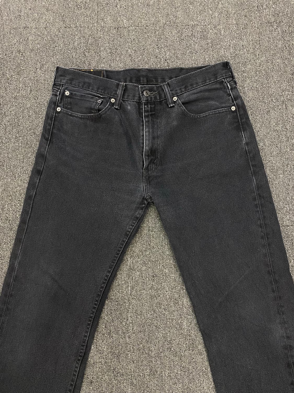 Levis 리바이스 505 흑청 데님팬츠 상품이미지4