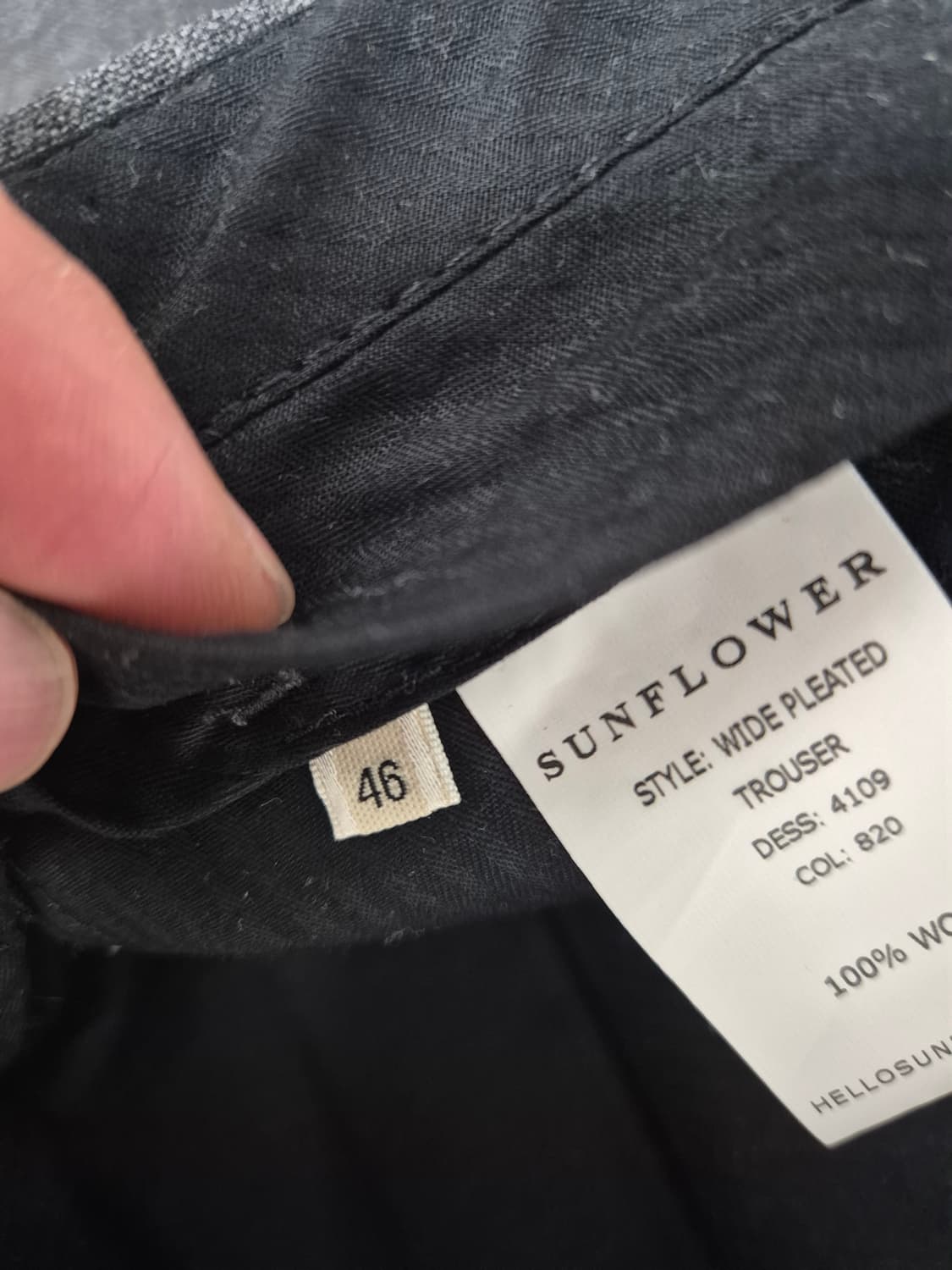 선플라워 와이드 트라우저 팬츠 상품이미지5