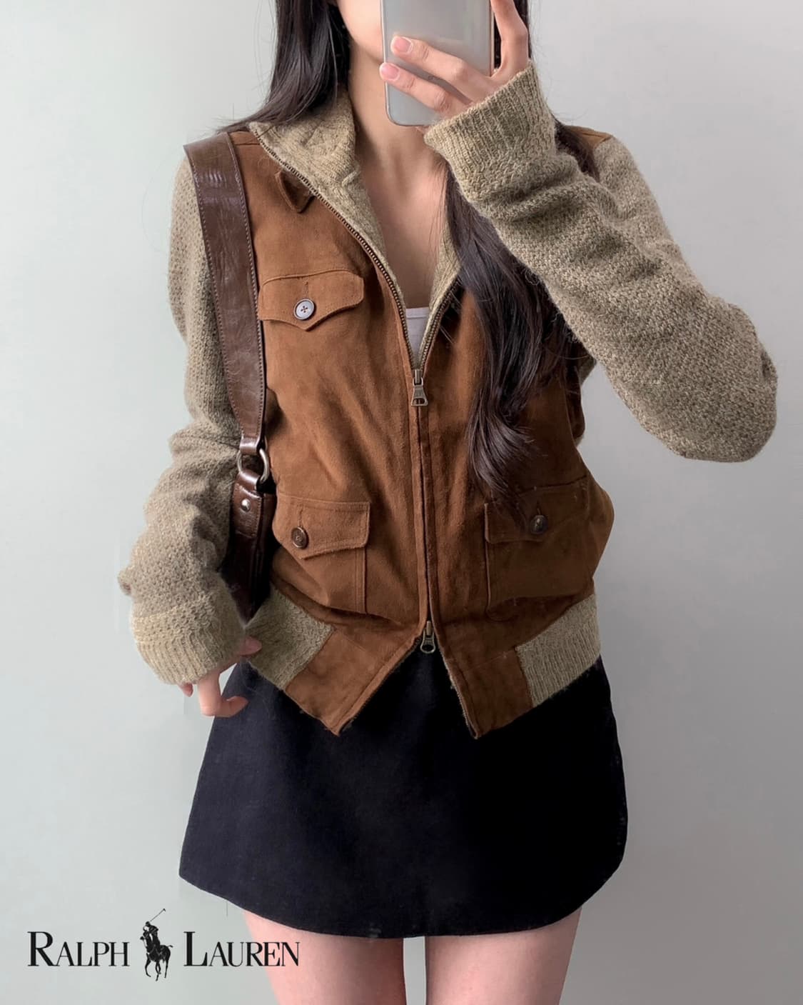 폴로 니트 집업 상품이미지1