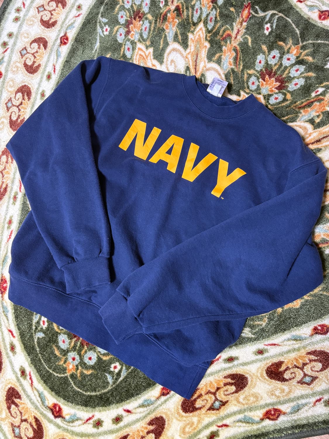 SOFFE 네이비(NAVY) 로고 스웨트셔츠 상품이미지2