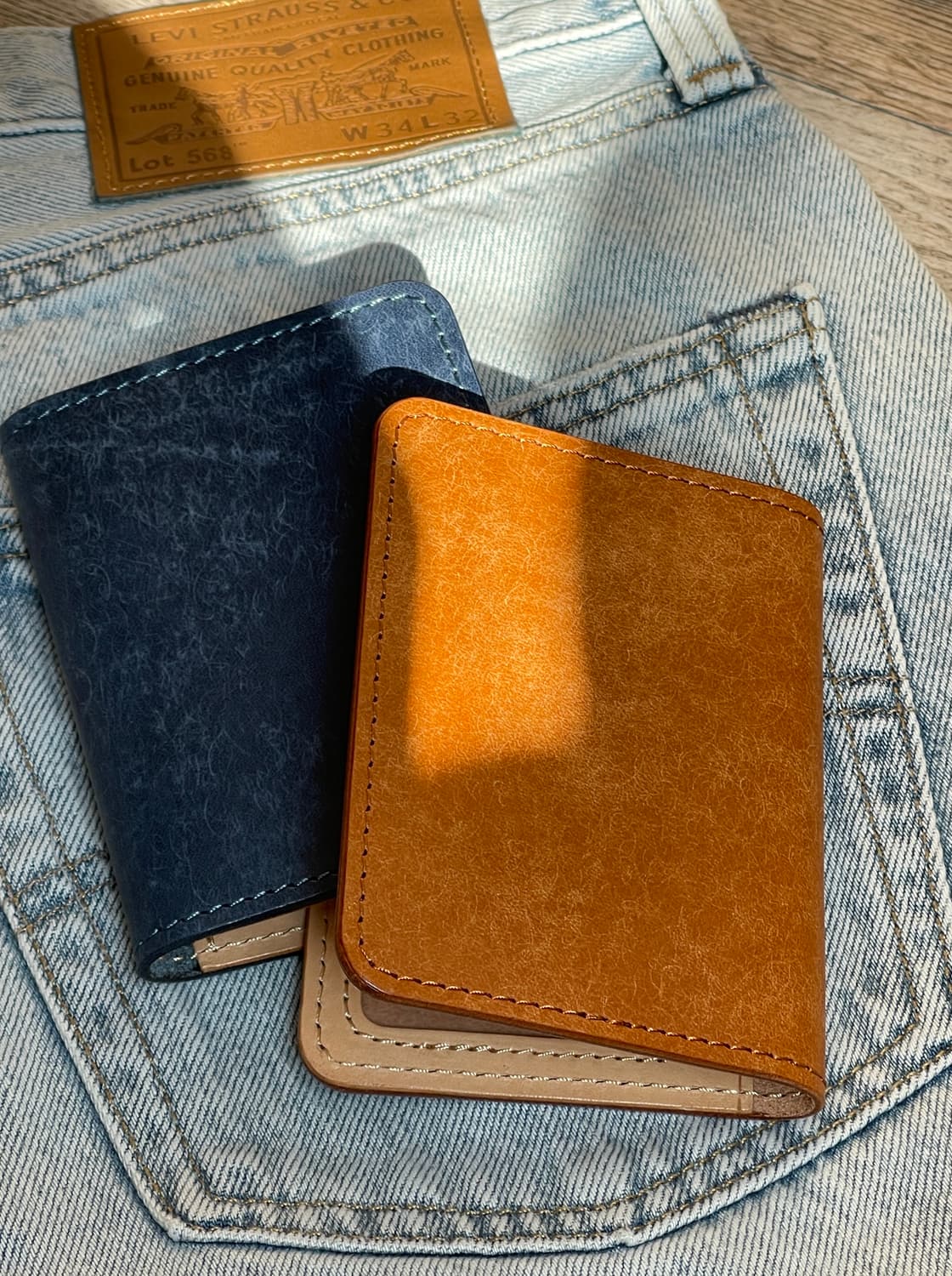 빈티지 풀그레인 카드지갑 상품이미지2