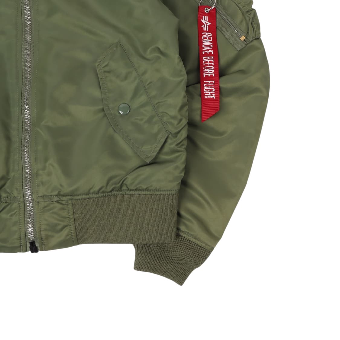 알파인더스트리 우먼 카키 ma-1 자켓 상품이미지3