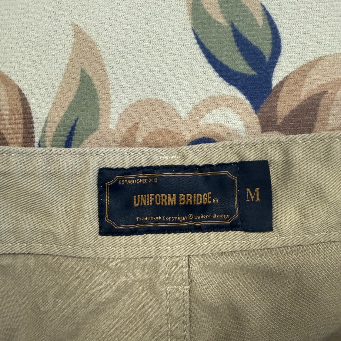 (M)유니폼 브릿지 Uniform bridge 코튼 반바지(베이지) 상품이미지2