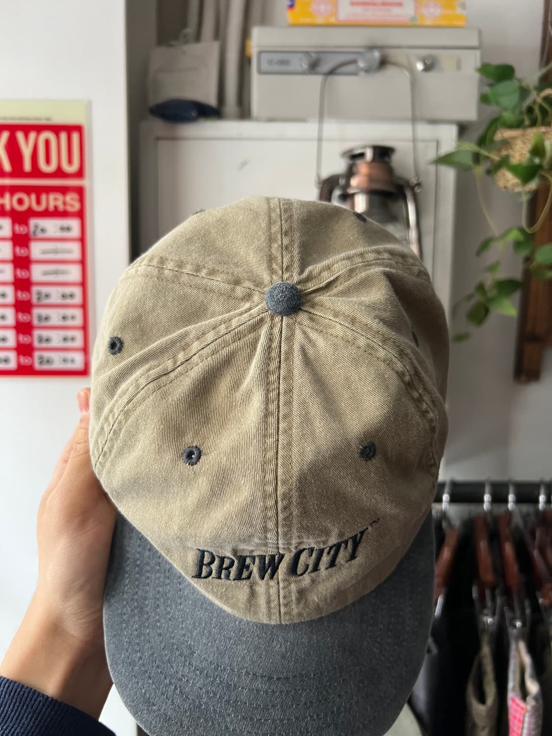 90‘s USA 빈티지 BREW CITY 투톤 볼캡 상품이미지3
