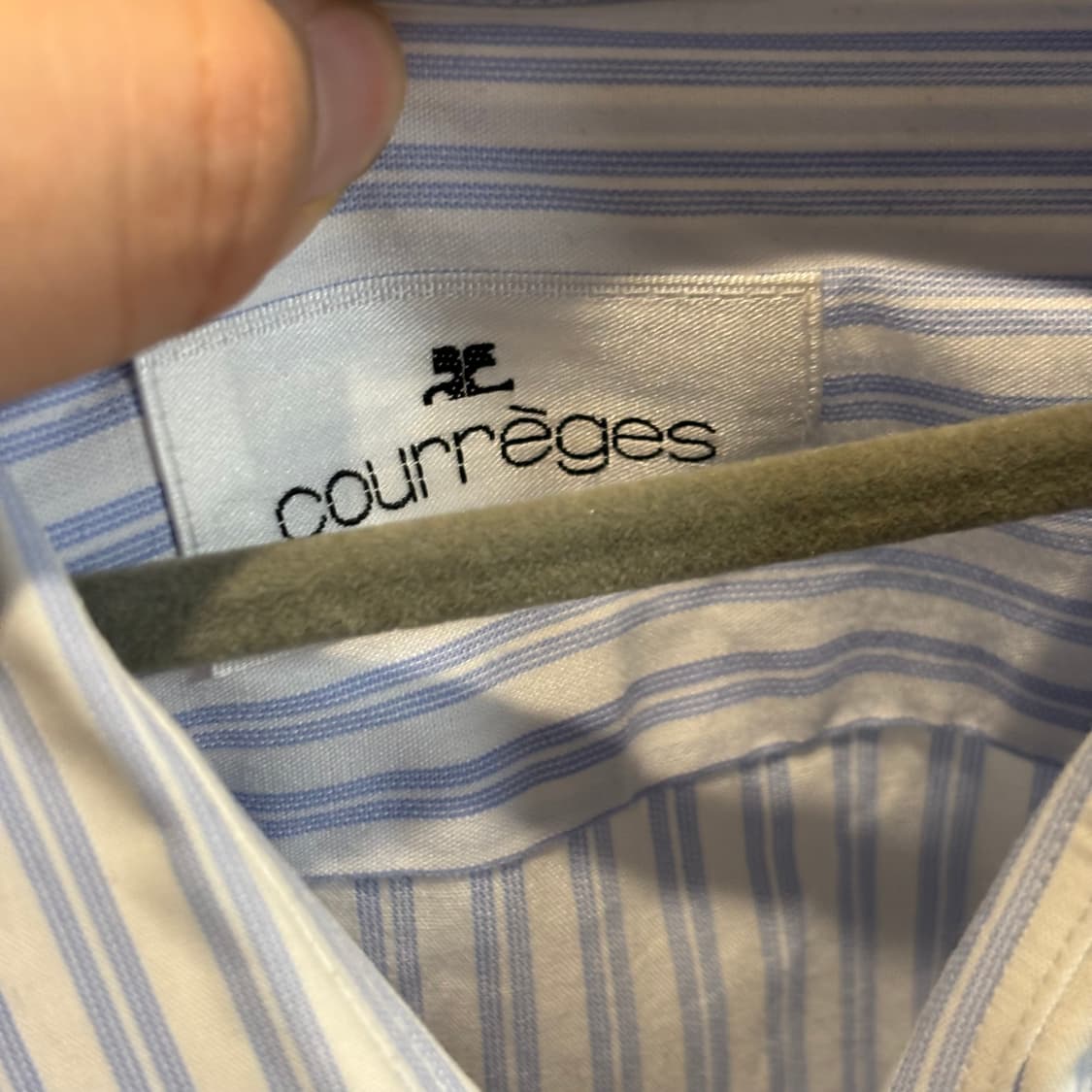 courreges 꾸레쥬 스트라이프 셔츠 상품이미지4