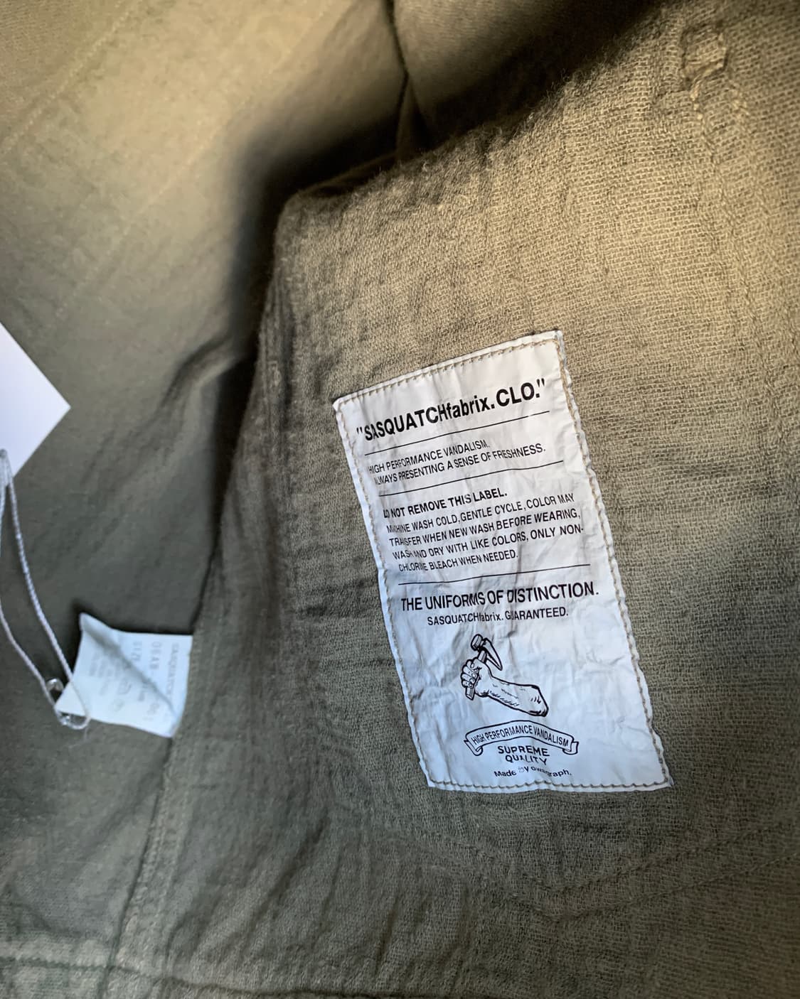 사스콰치패브릭스 코튼 포켓 셔츠 상품이미지5