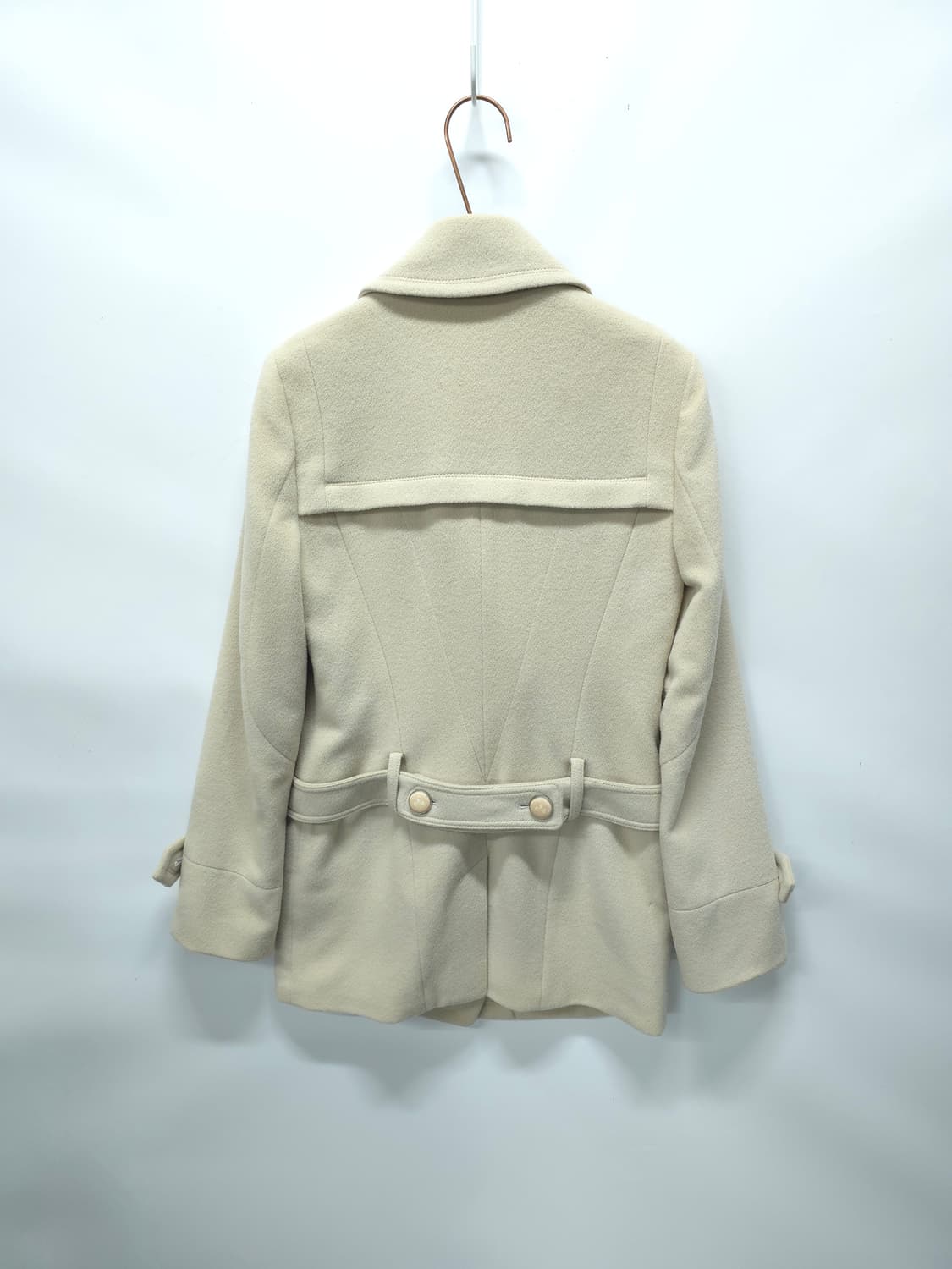 96 아이보리 울 코트 상품이미지7