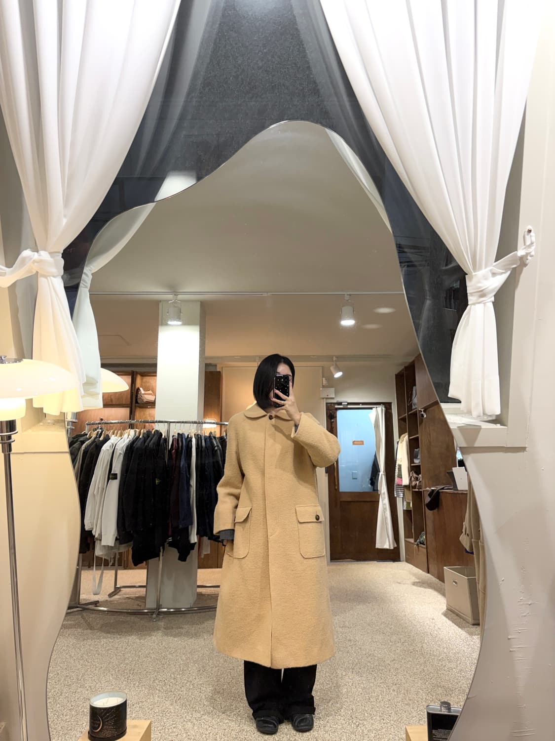 발렌티노 앙고라 모헤어 롱코트 상품이미지1