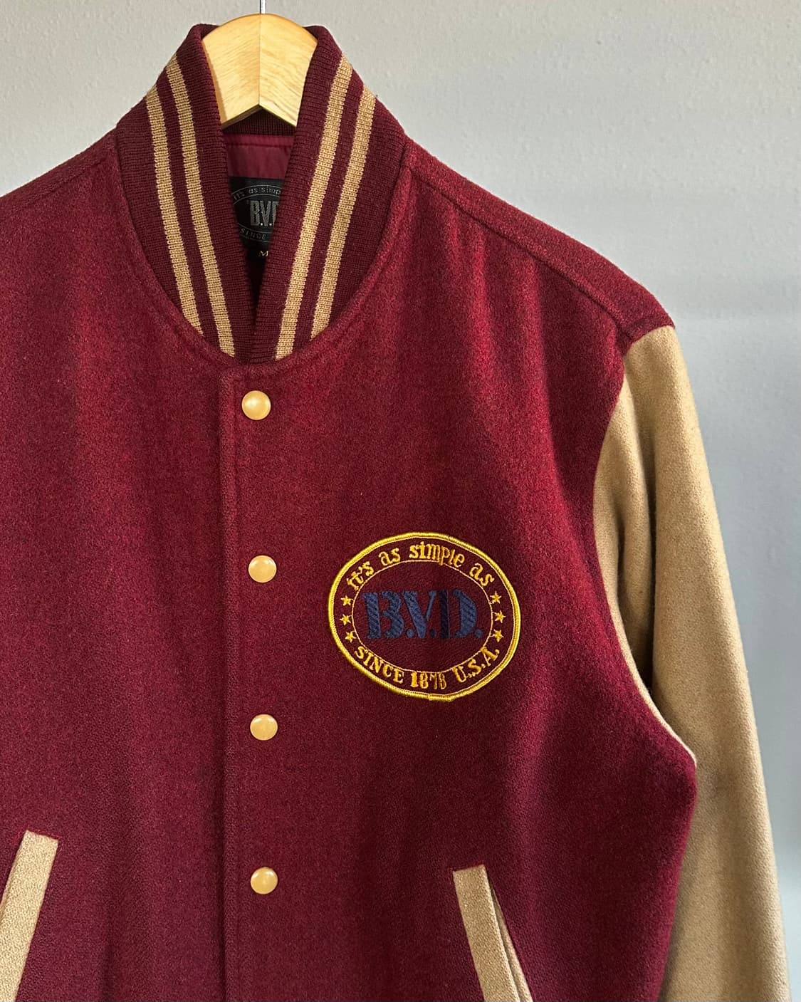 [M]B.V.D JPN 90s 울 바시티 자켓 상품이미지3