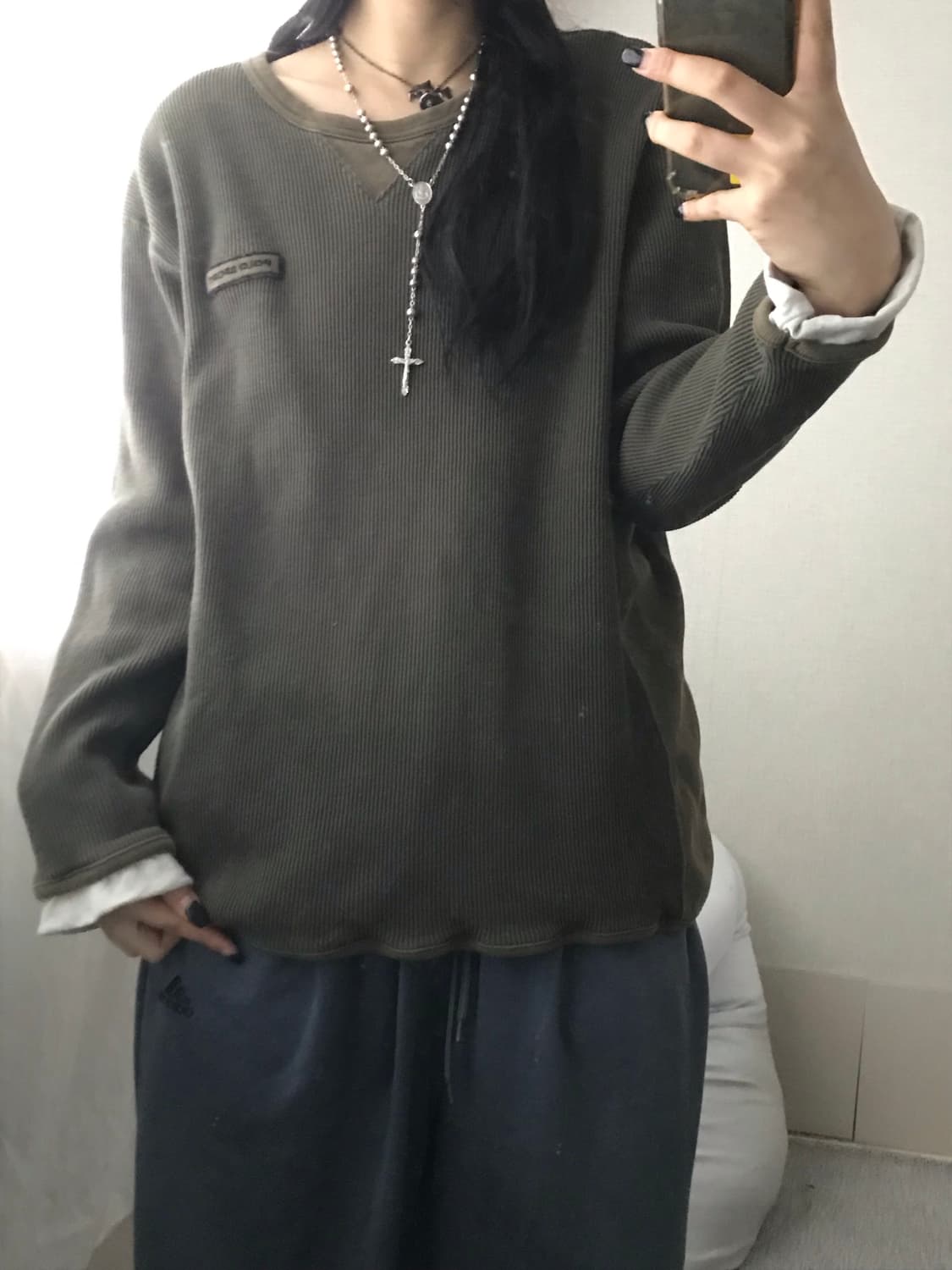 폴로 카키 롱슬리브 상품이미지3