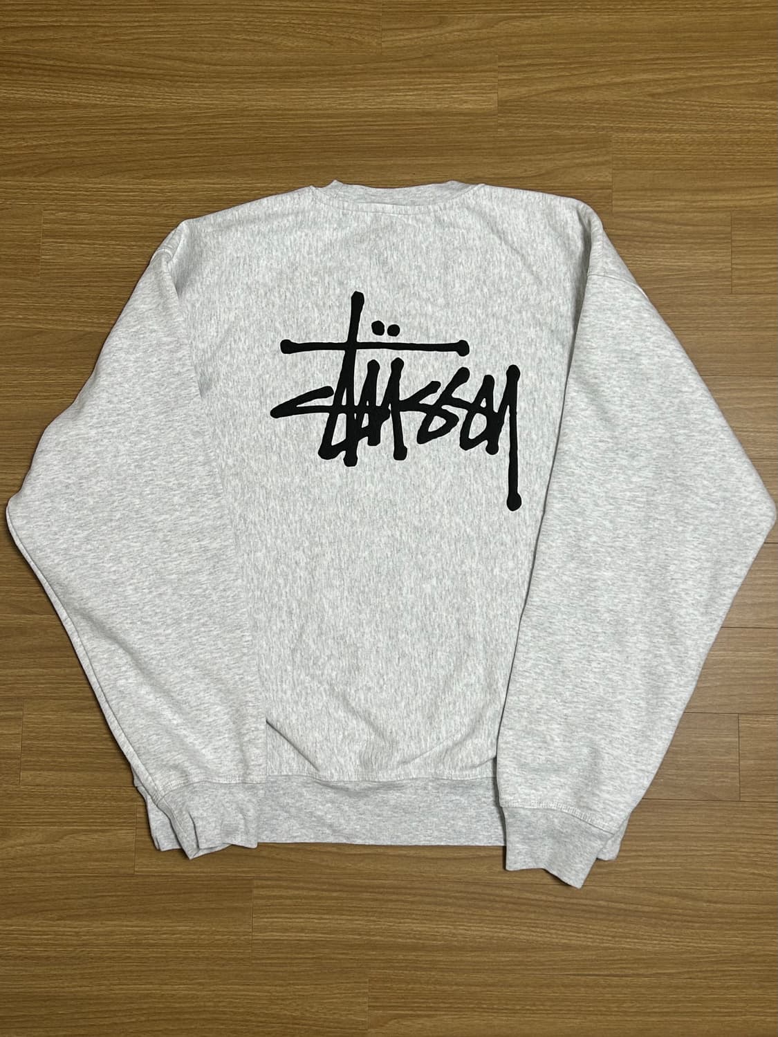 stussy 스투시 베이직 맨투맨 ASH HEATHER XL 상품이미지2