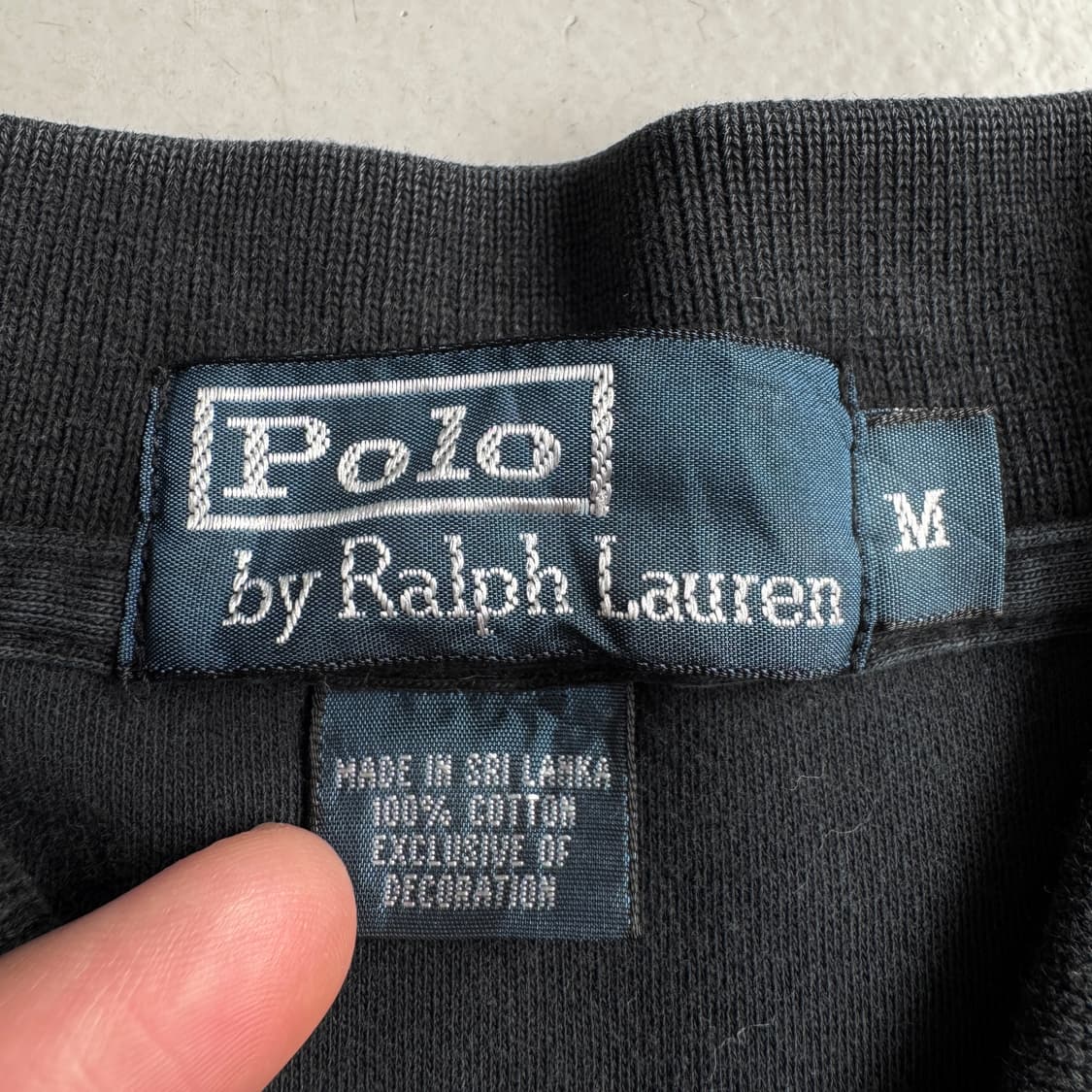 폴로 포니 PK 카라 반팔 티셔츠 블랙 상품이미지4