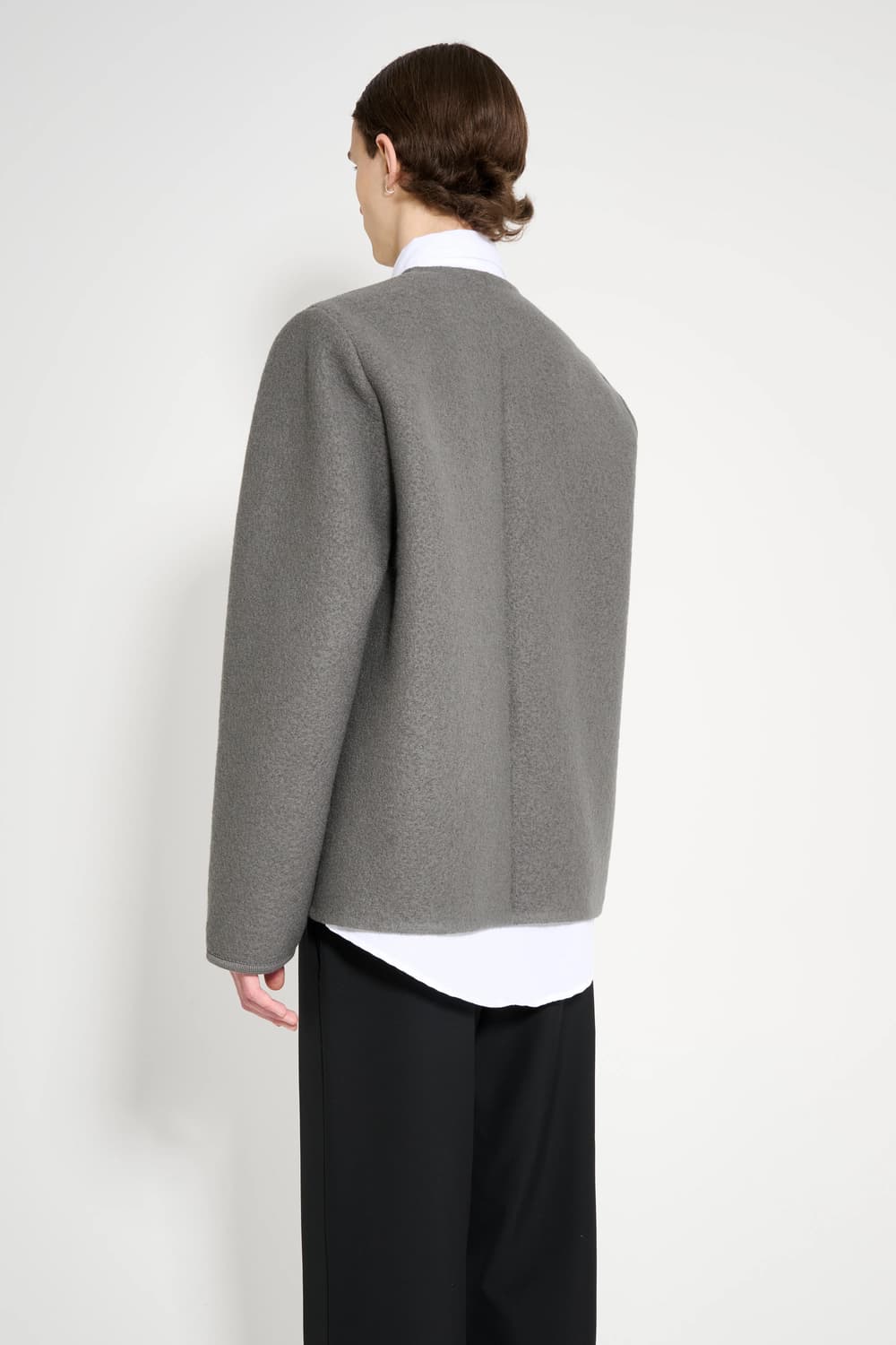 [M] 리에르 워커 가디건 자켓 그레이 Rier 상품이미지9