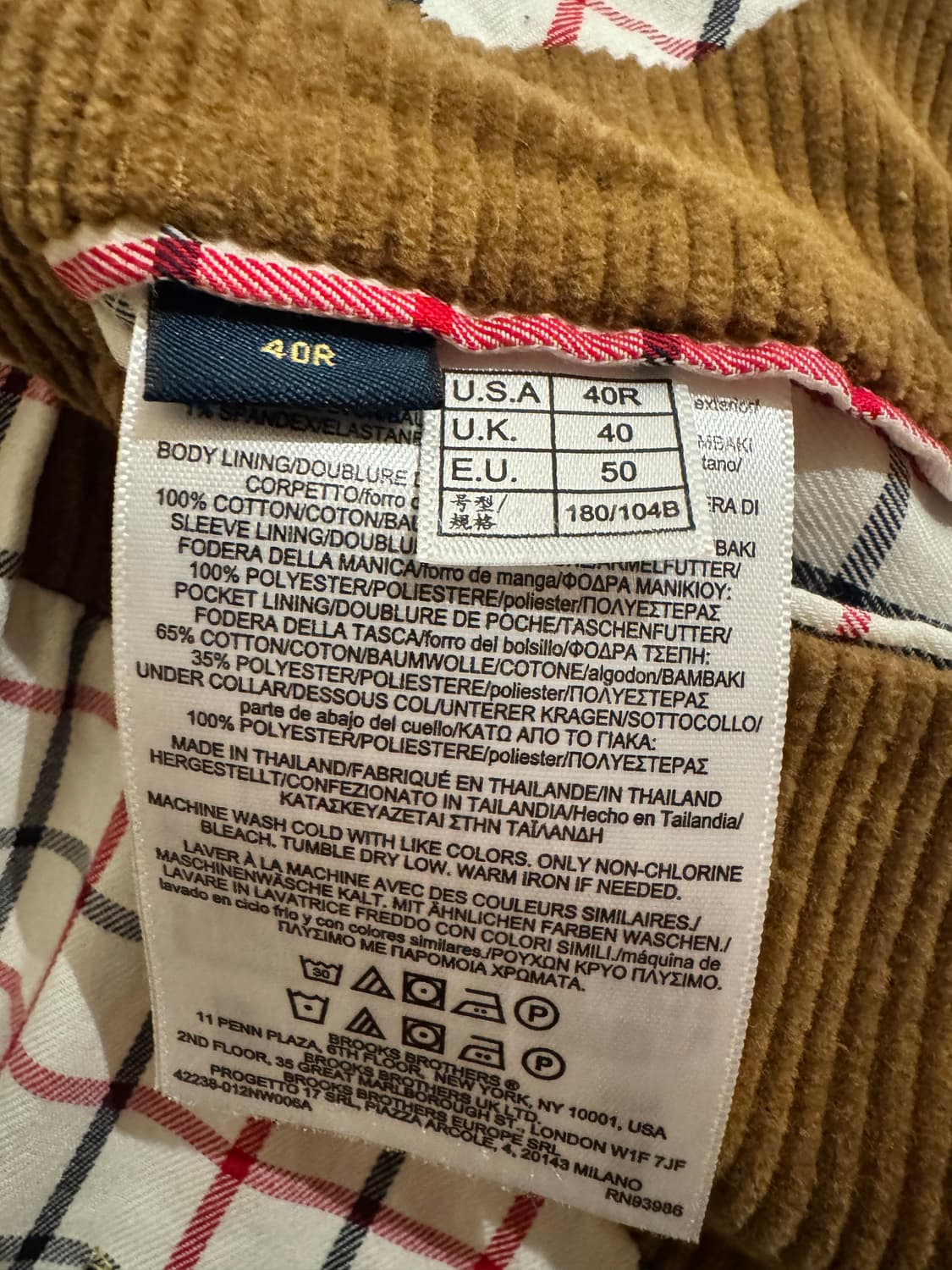 브룩스 브라더스 코듀로이 스포츠자켓 상품이미지4