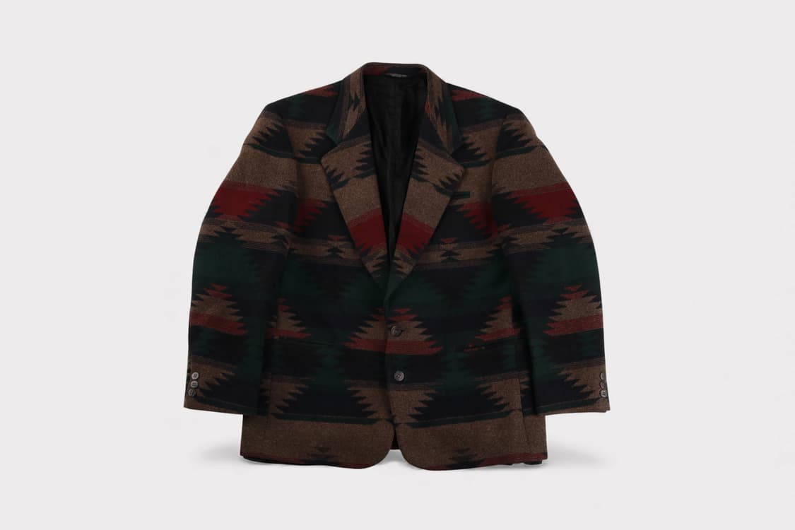 [L] 빈티지 USA 웨스턴 블랭킷 자켓 상품이미지1