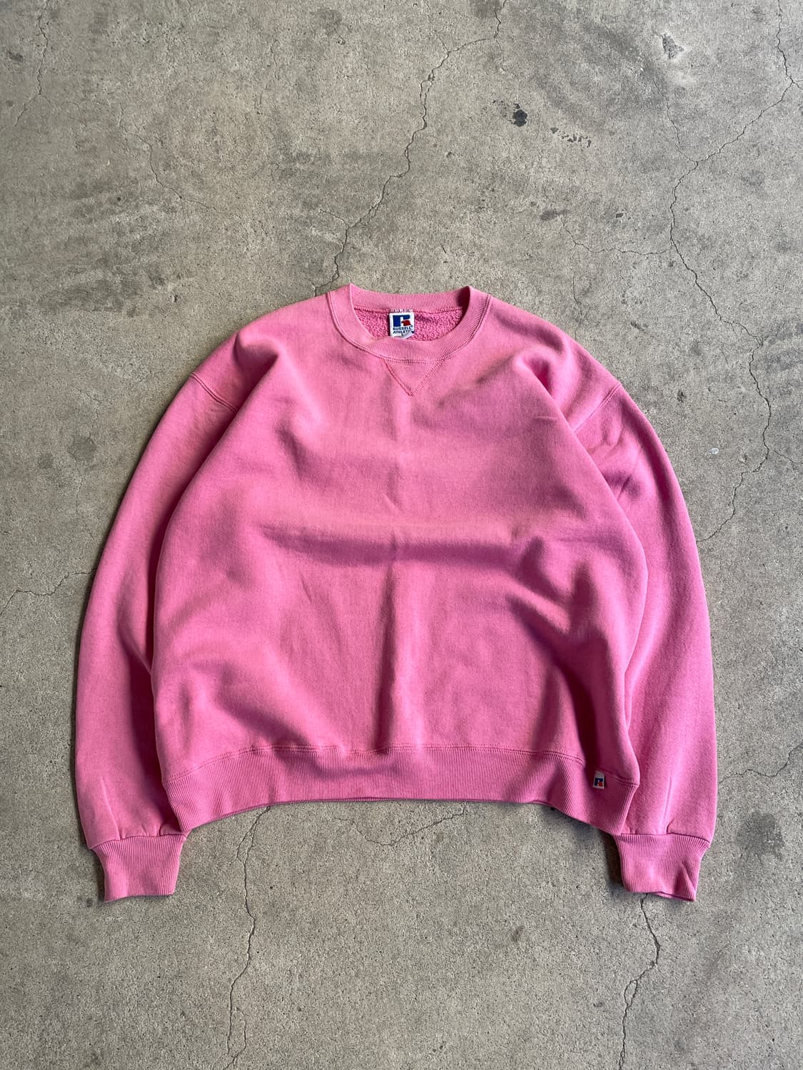 90s Russell Pink Sweatshirt(USA Made 상품이미지2