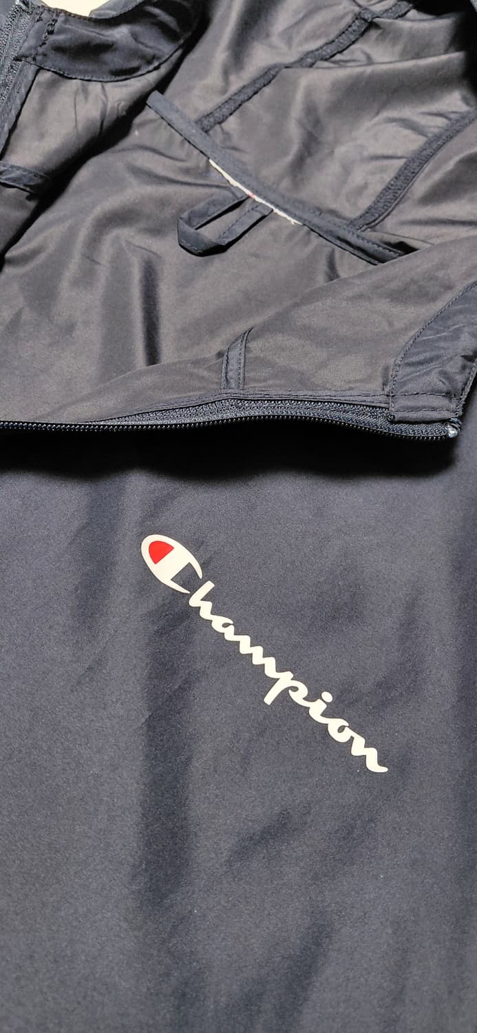 Champion 챔피온 정품 네이비 아노락 윈드브레이커 (L사이즈) 상품이미지4