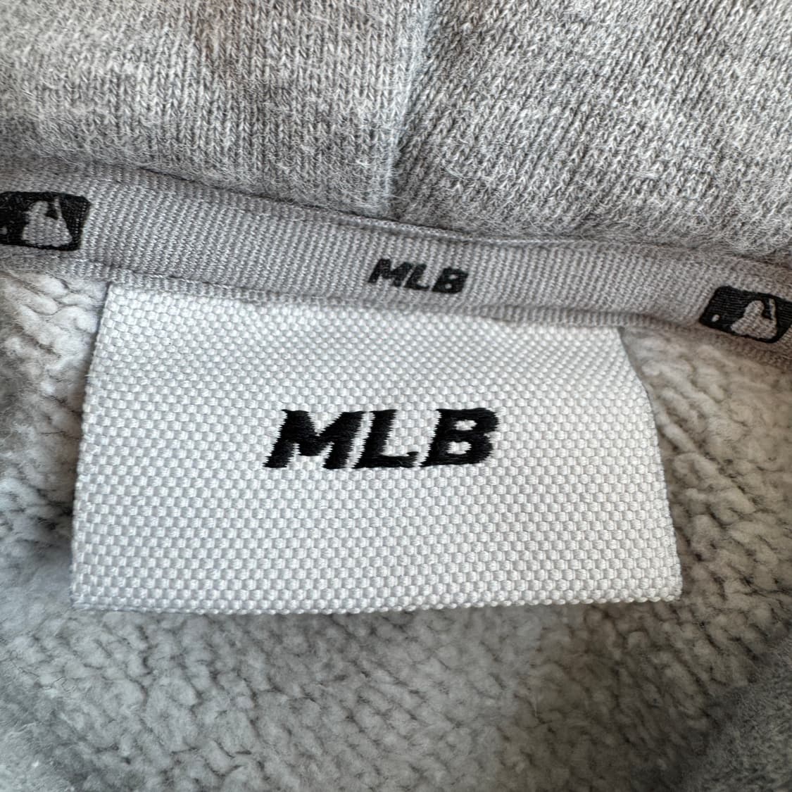 MLB 양키스 빅로고 후드티 그레이 상품이미지6