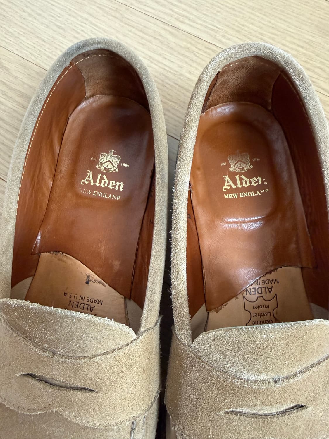 알든 스웨이드 로퍼 Alden 6244F 8.5 상품이미지5