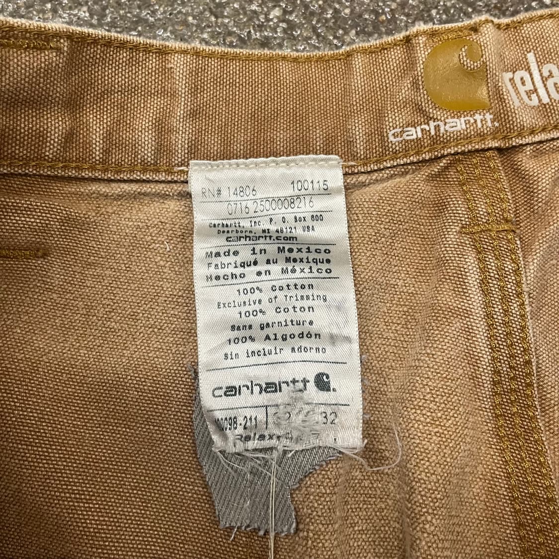 Carhartt 리페어 더블니 워크 팬츠 (32“) 상품이미지7