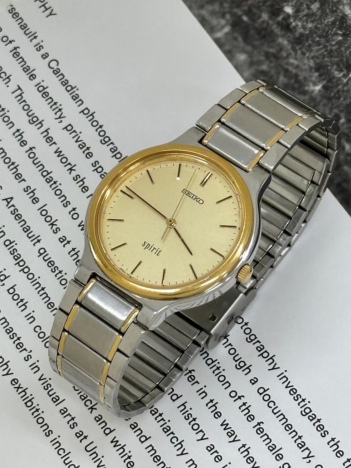 세이코 스피릿 콤비 쿼츠 시계 상품이미지4