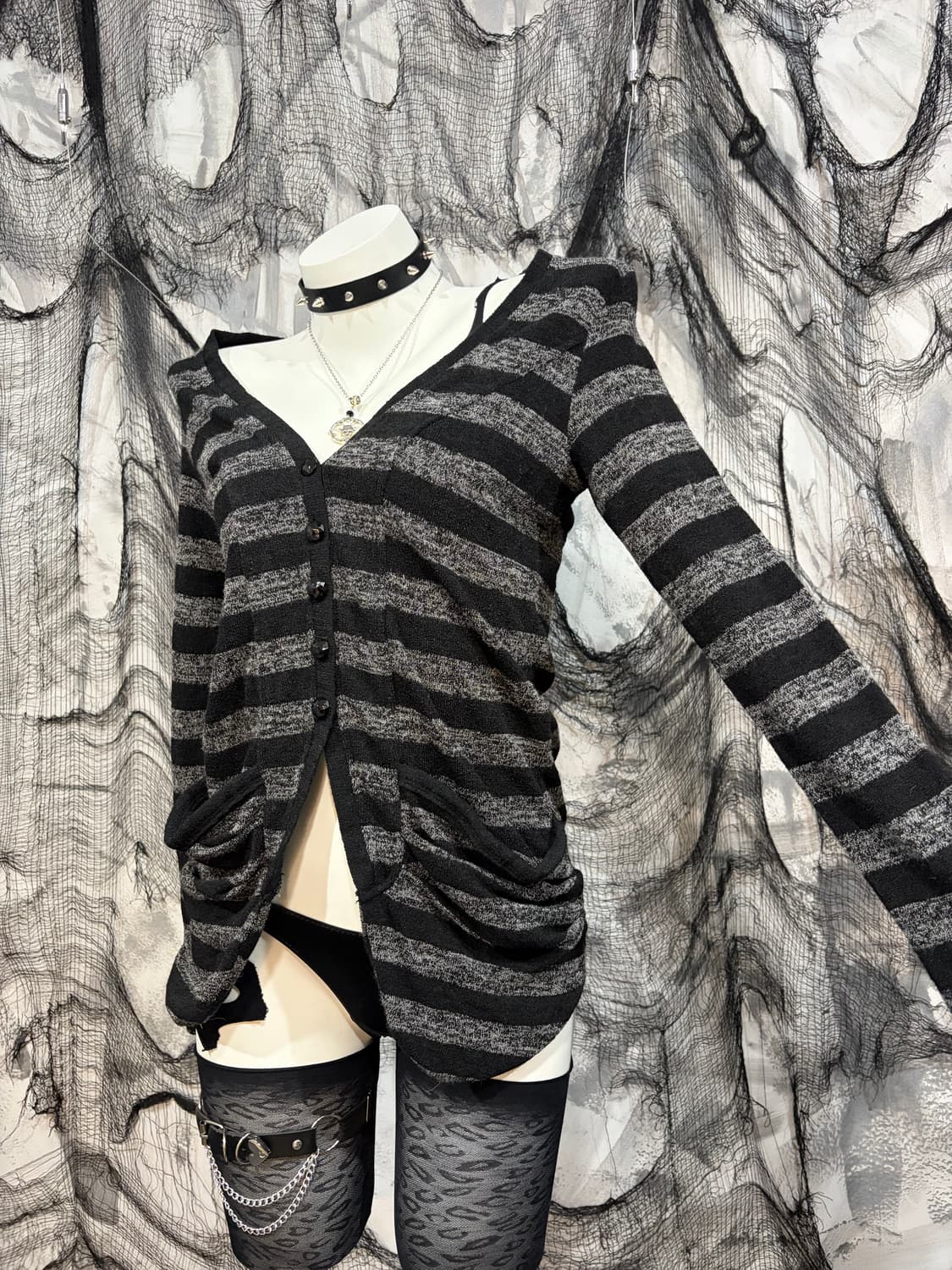 Rockchic stripe pocket Cardigan 상품이미지9