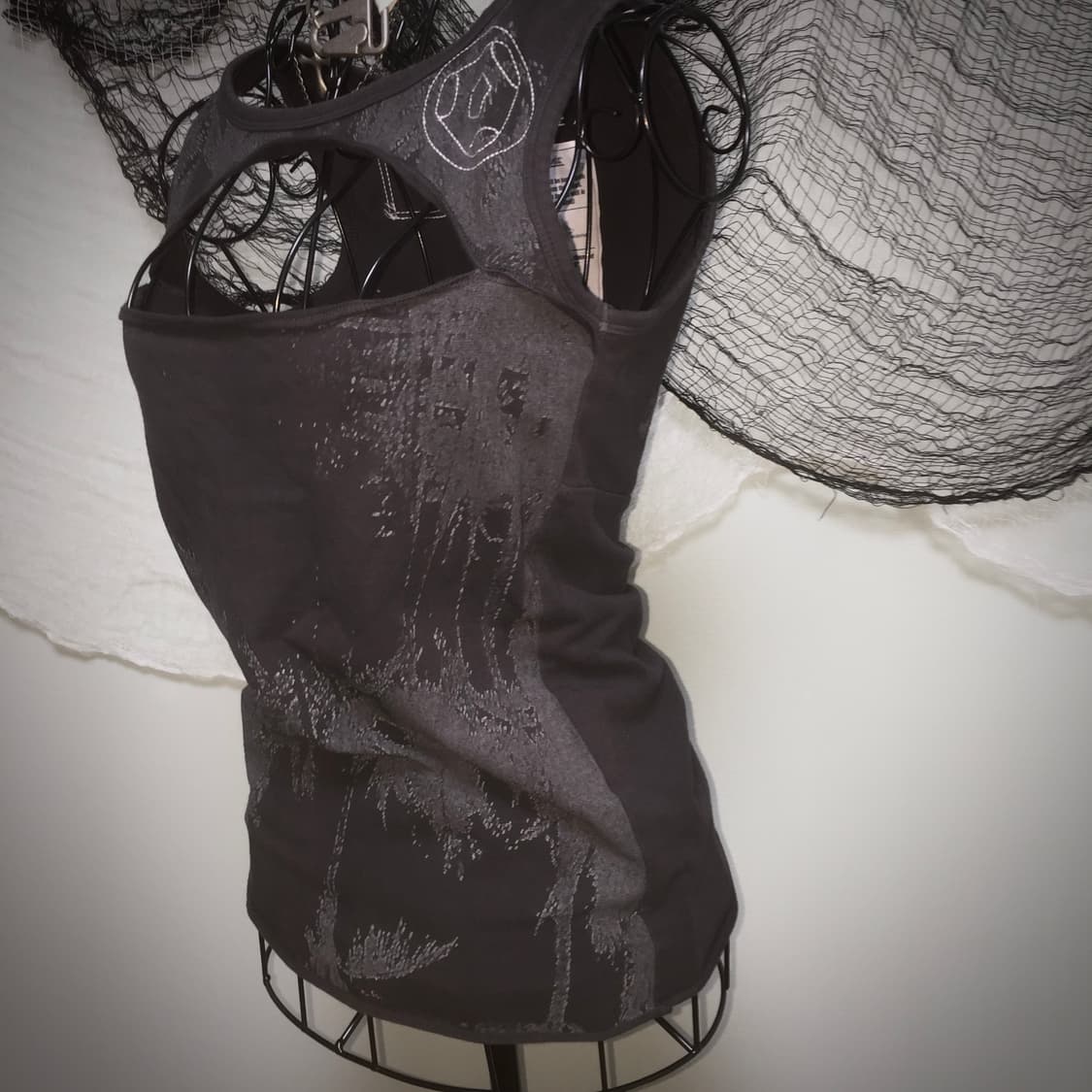 SABOTGE grunge detail sleeveless 상품이미지4