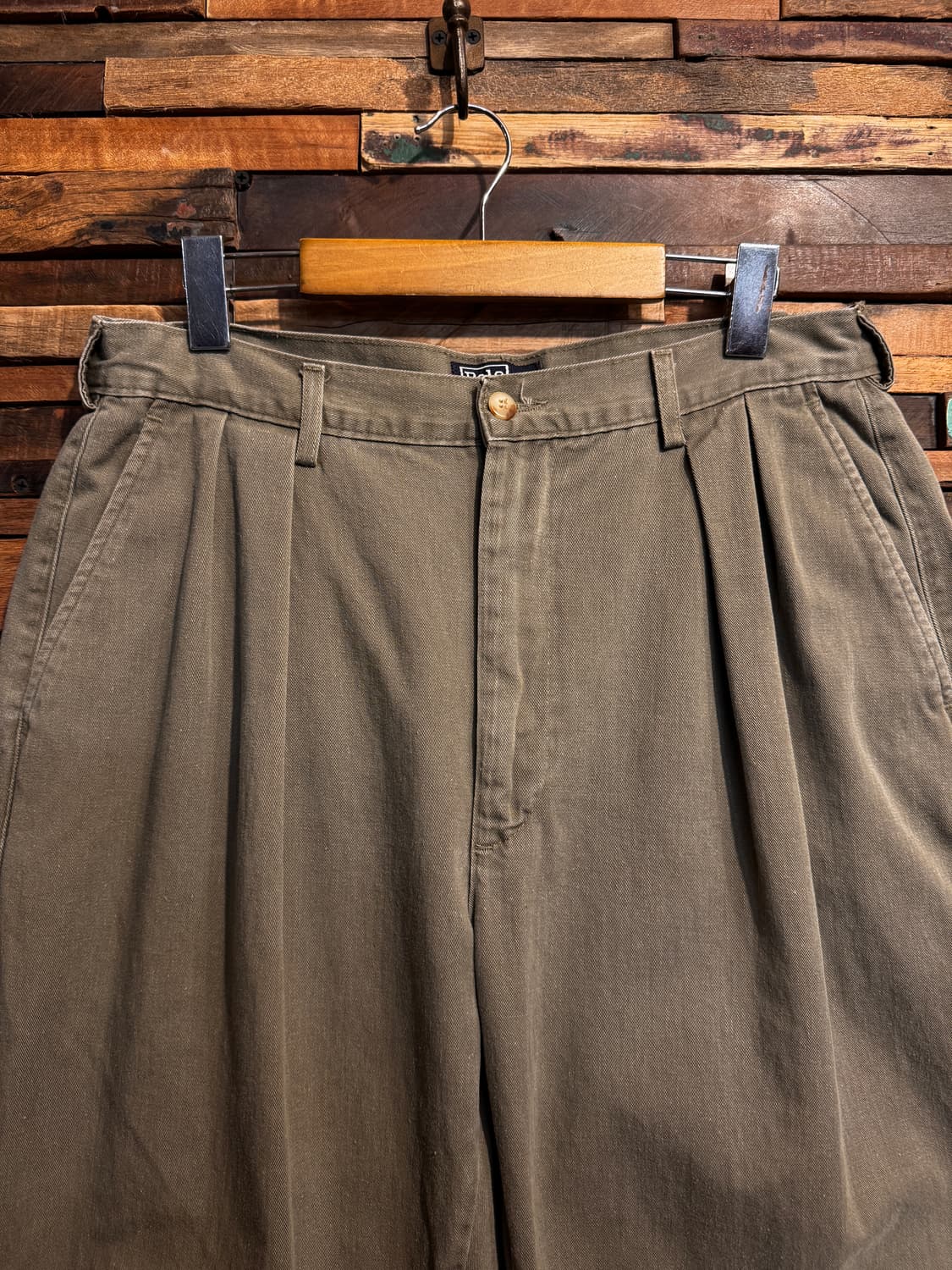 90's 폴로 랄프로렌 투턱 치노팬츠 Made in USA (31) 상품이미지6