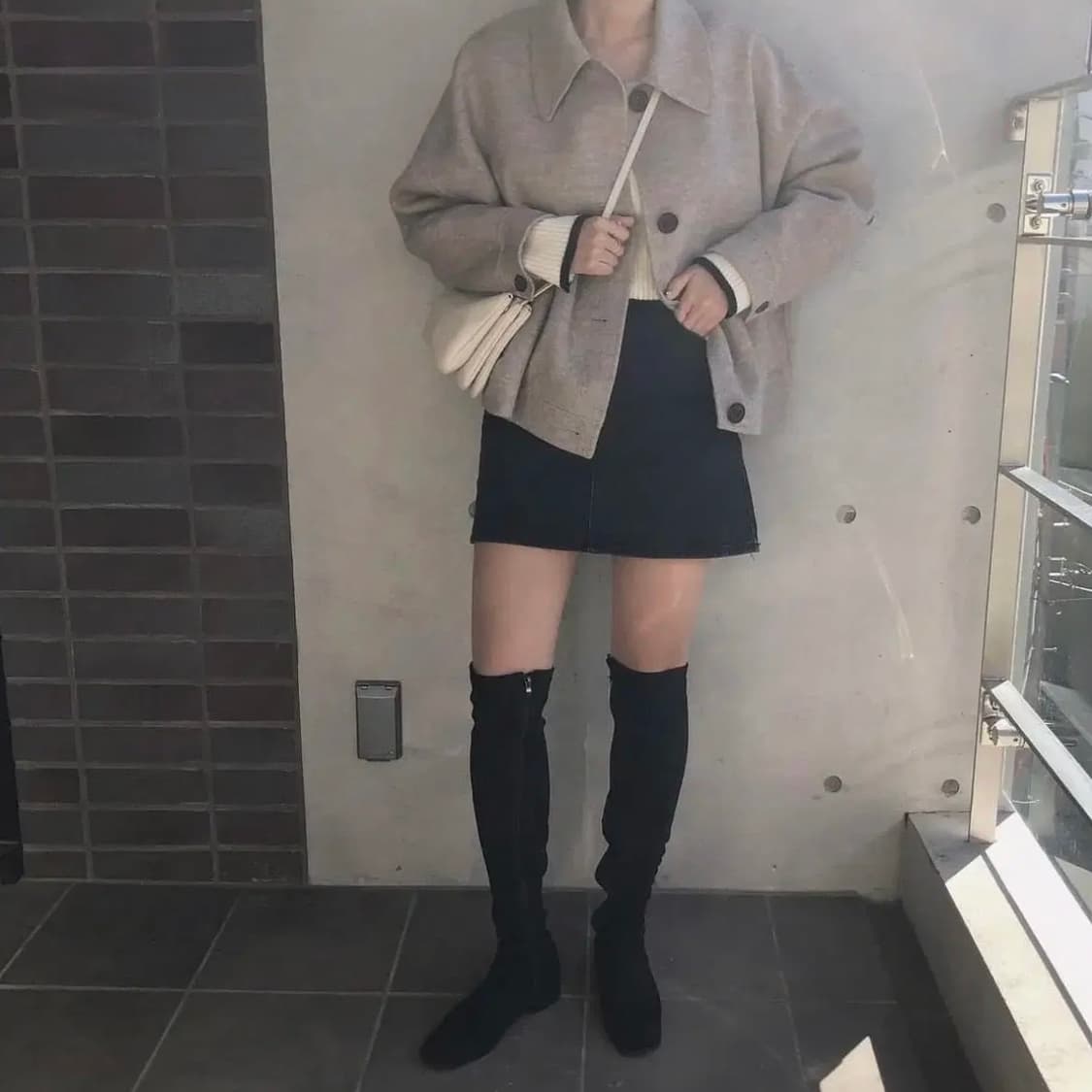 아카이브제이투유 숏 핸드메이드 코트 상품이미지4