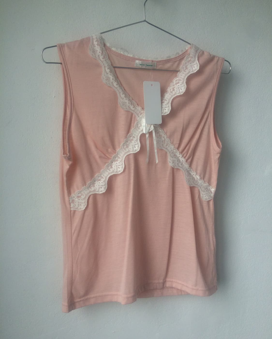 Lace trimming sleeveless 상품이미지4