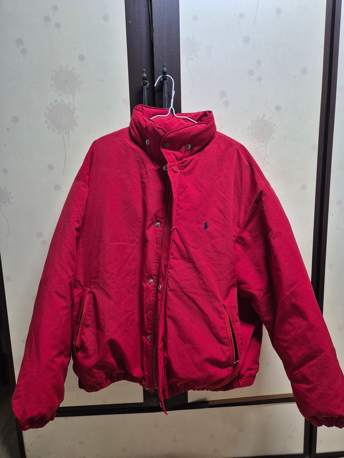 [100] 폴로 랄프로렌 레드 덕 패딩 눕시 L 95 M 상품이미지1